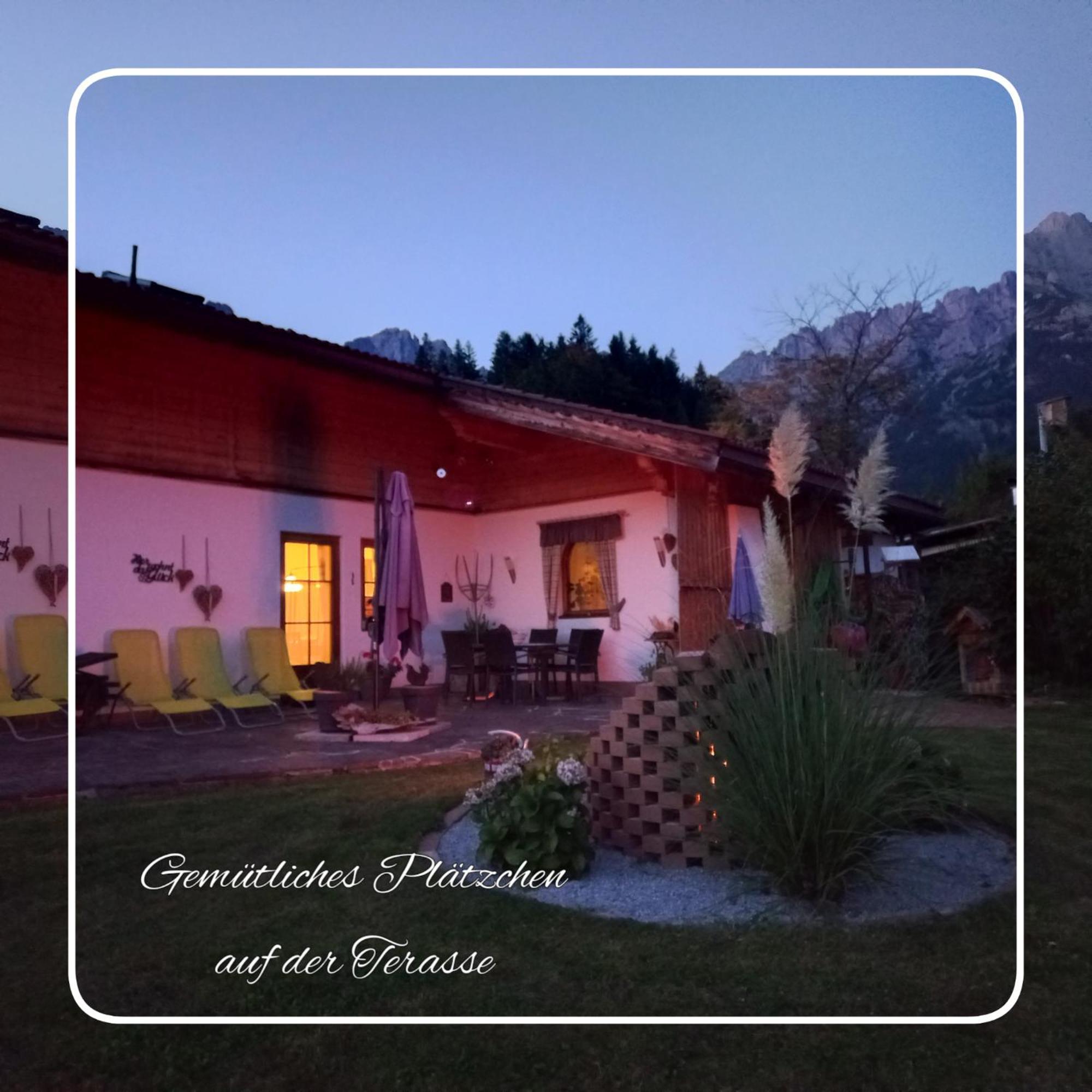 Chalet Gluecklich Sein... Елмау Екстериор снимка