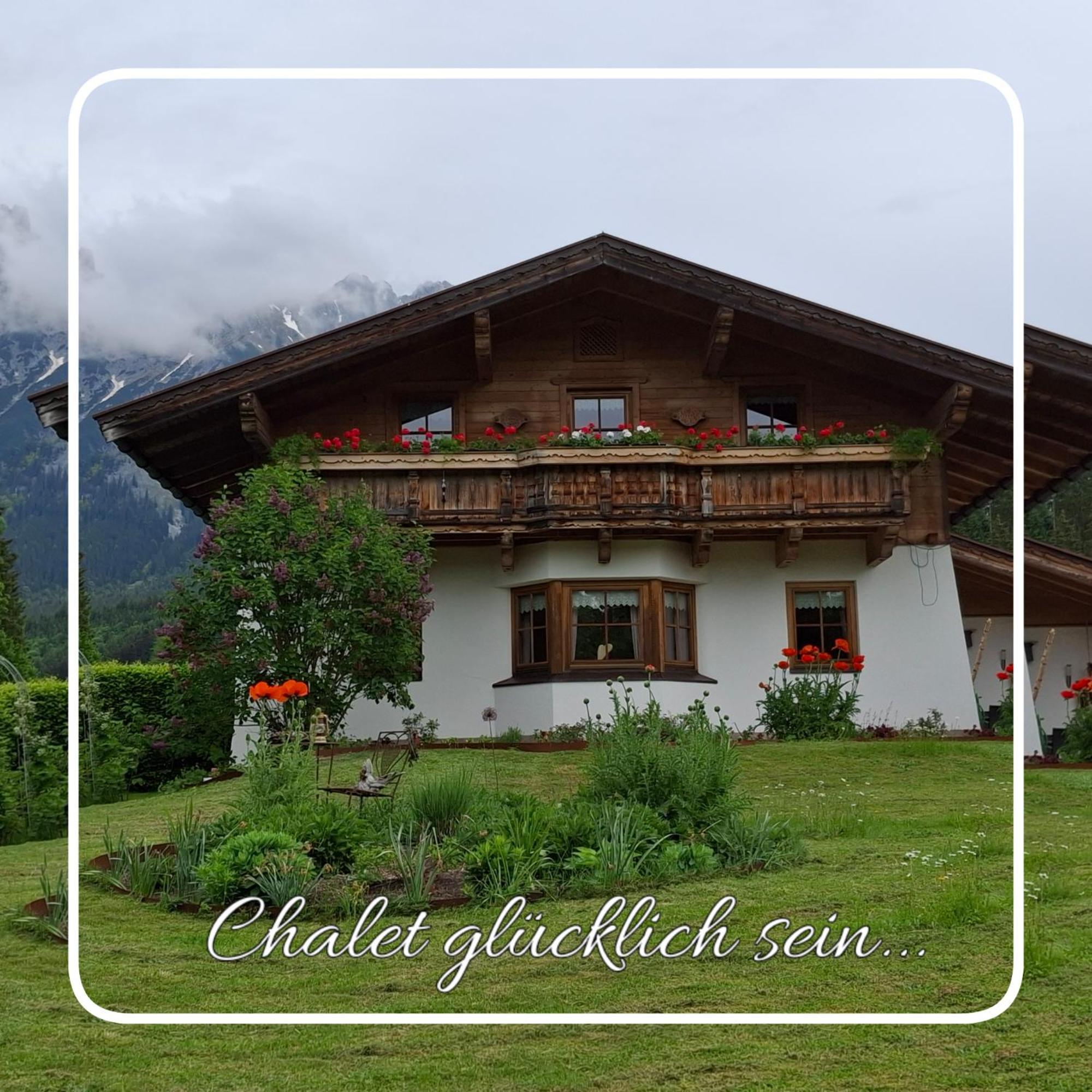 Chalet Gluecklich Sein... Елмау Екстериор снимка