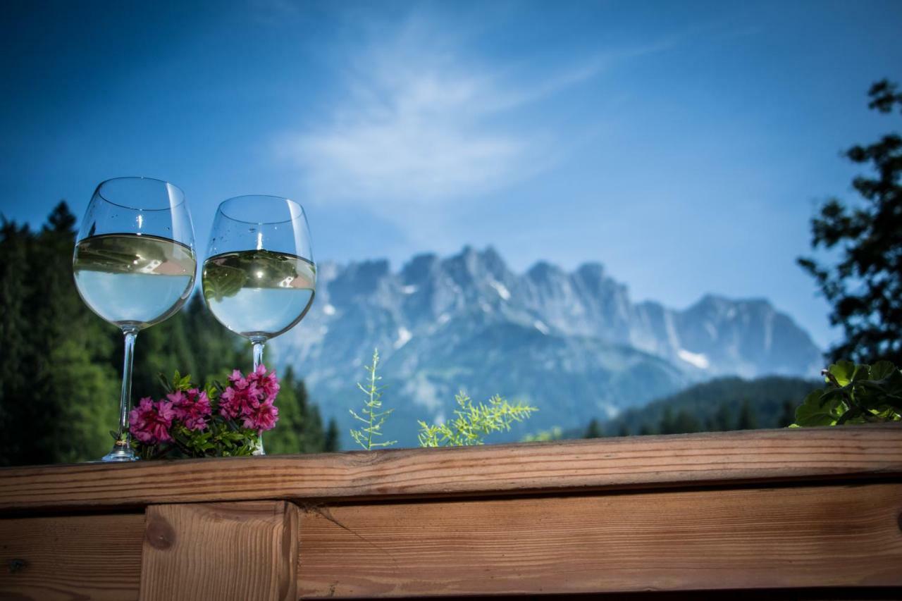 Chalet Gluecklich Sein... Елмау Екстериор снимка